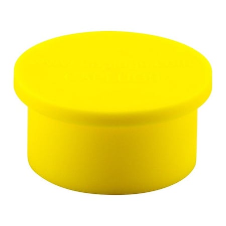 Caplugs CAP YELLOW LDPE, 1000PK AS138-18A